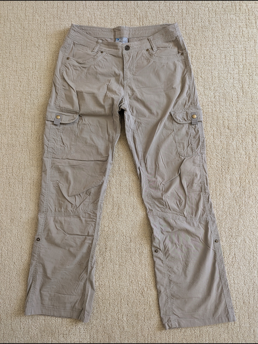 KUHL Splash Roll Up Pants Cargo Hiking 10 Convertible Regular Outdoor Gorpcore